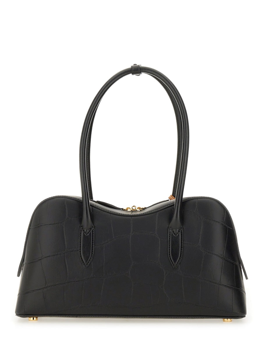Stella Mccartney Shoulder Bag — Black Polyester Cotton