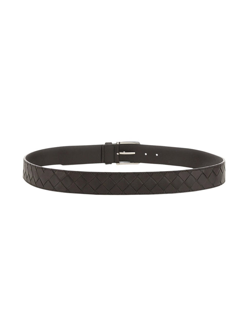 Bottega Veneta Calf Skin Belt — Brown