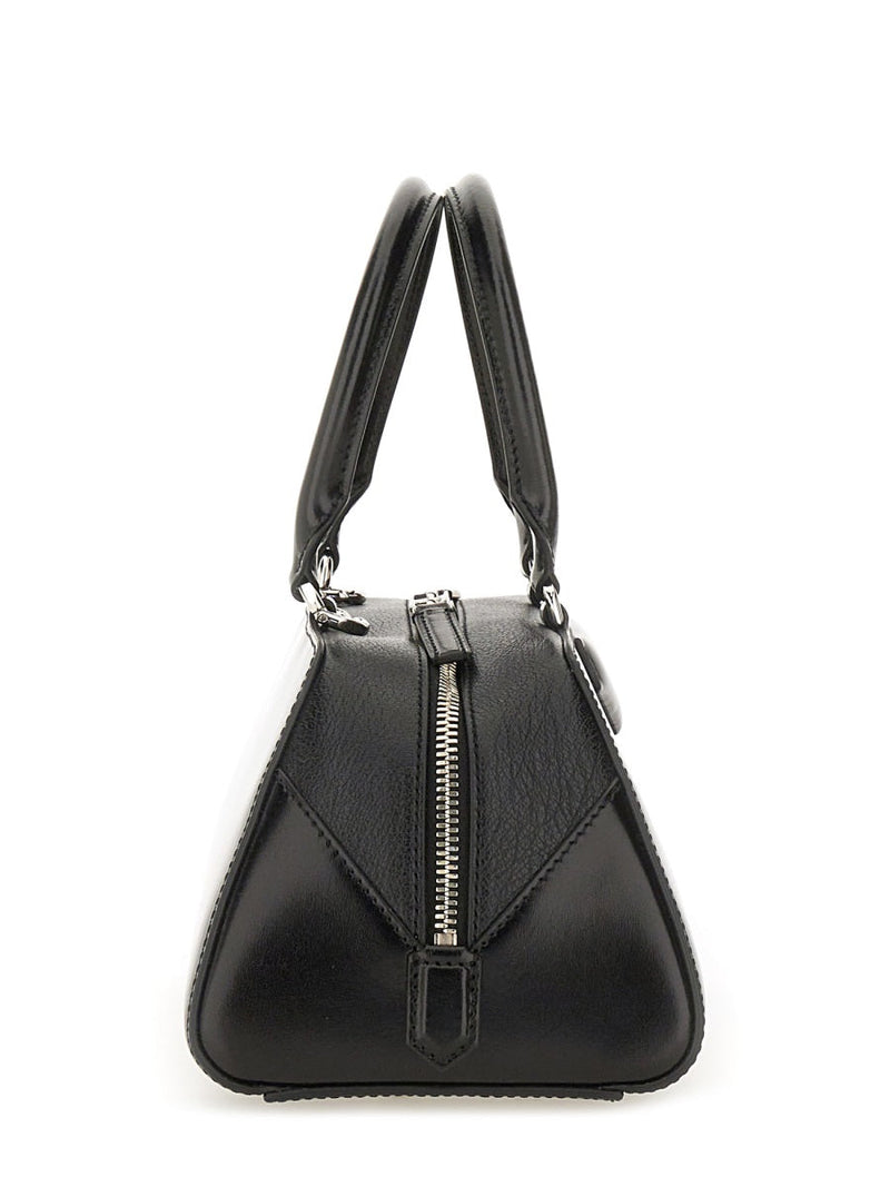 Givenchy Antigona East-West Shoulder Bag — Black Calf Leather