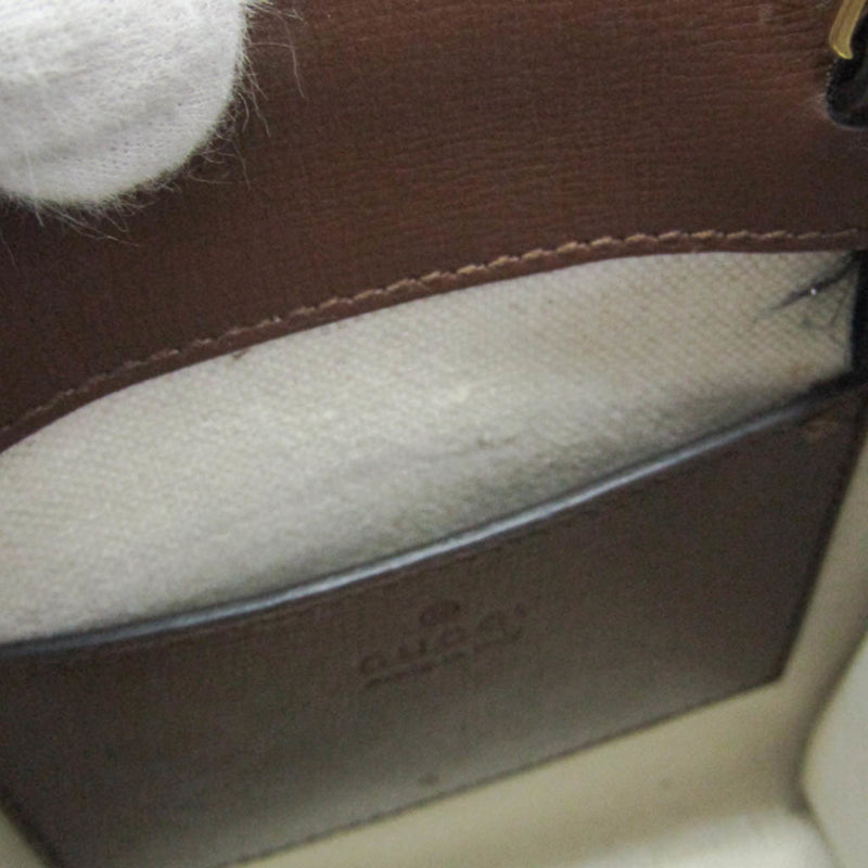 Gucci Interlocking G Patch Gg Coated Canvas Beige Bag