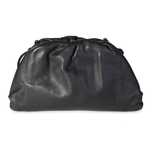 Bottega Veneta Black Calfskin Mini Pouch Bag Leather Handbag