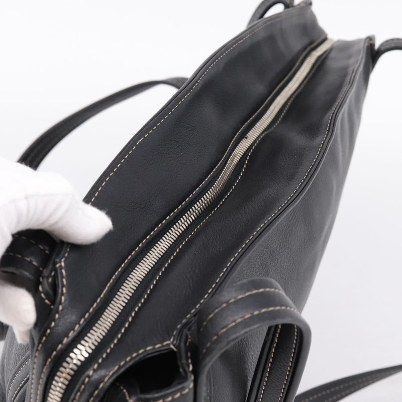 Loewe Shoulder Bag Leather Black