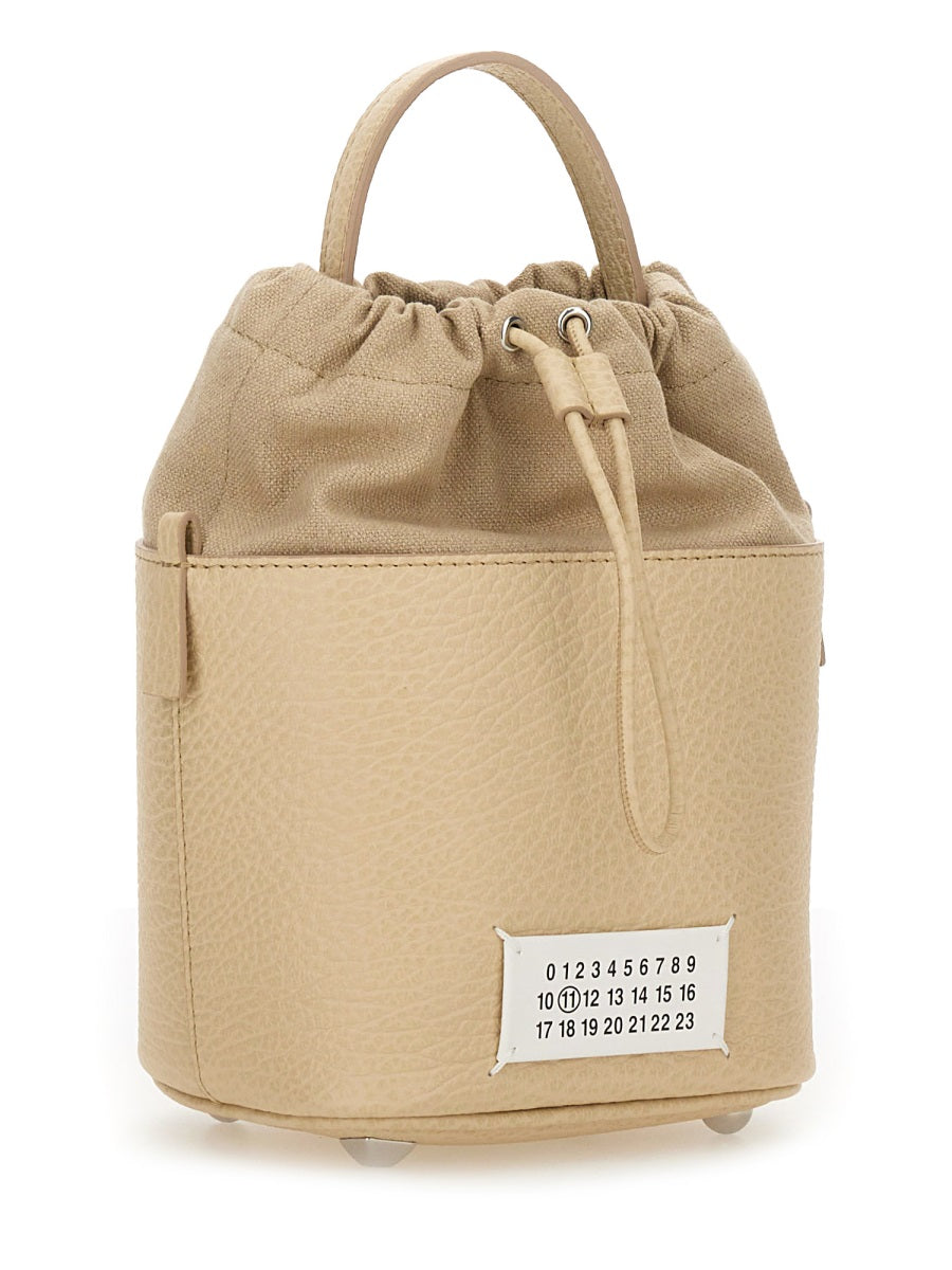 Maison Margiela 5ac Bucket Bag — Ivory Body: Cow Leather