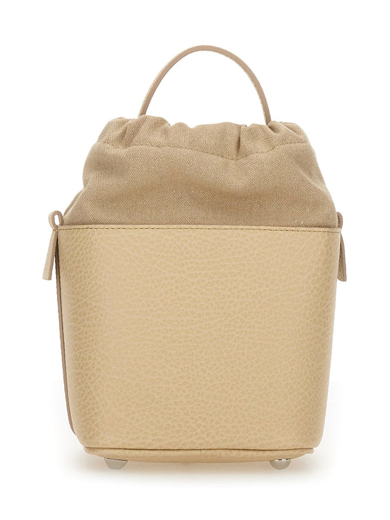 Maison Margiela 5ac Bucket Bag — Ivory Body: Cow Leather