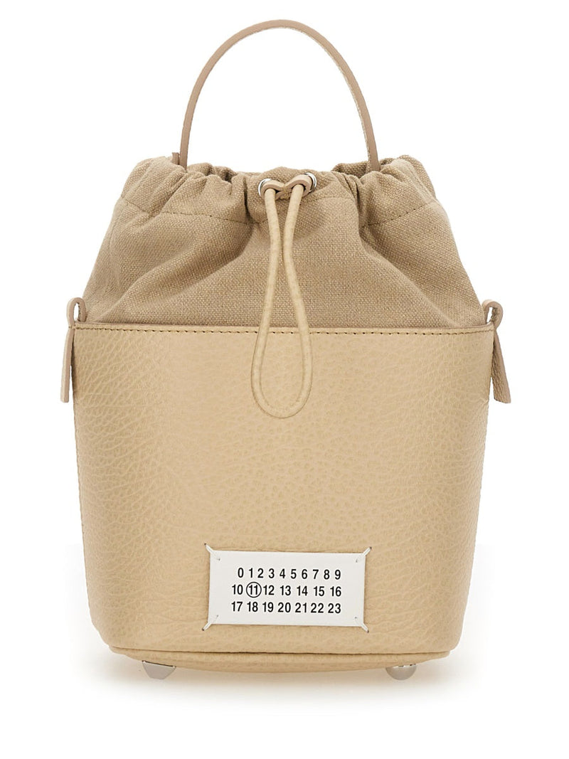 Maison Margiela 5ac Bucket Bag — Ivory Body: Cow Leather