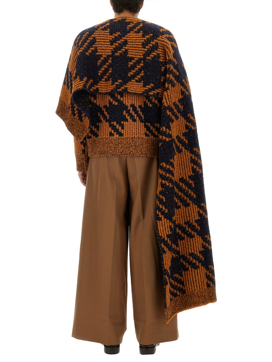 Dries Van Noten Wool And Alpaca Blend Scarf — Multicolor Scarfs