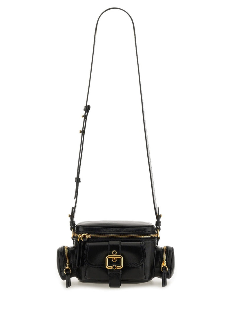 Chloé Leather Camera Shoulder Bag — Black Domestic
