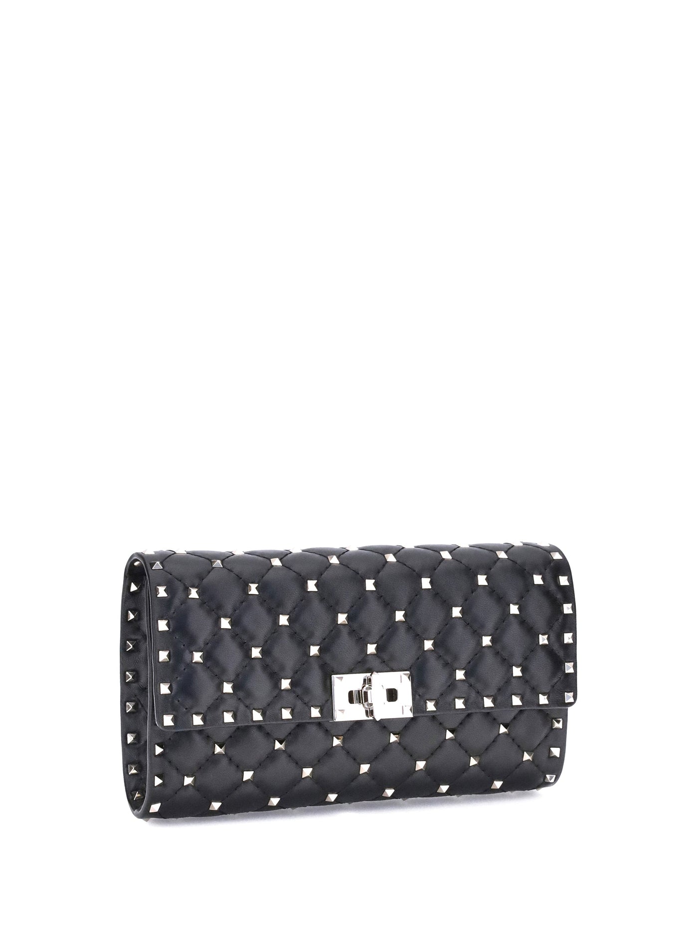 Valentino Garavani Shoulder Bag — Black Nappa Leather