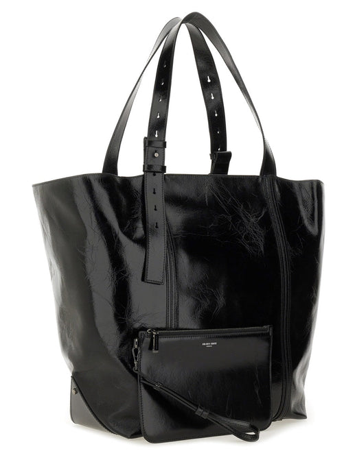Golden Goose Leather Tote Bag — Black