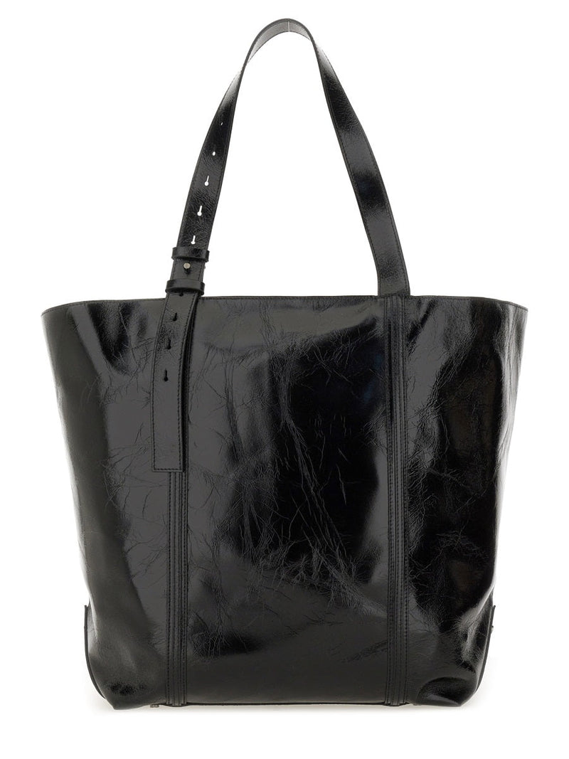 Golden Goose Leather Tote Bag — Black
