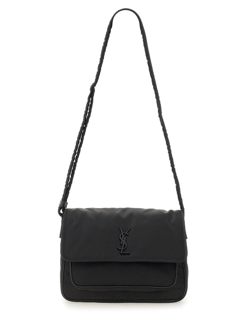Saint Laurent Shoulder Bag — Black Polyamide