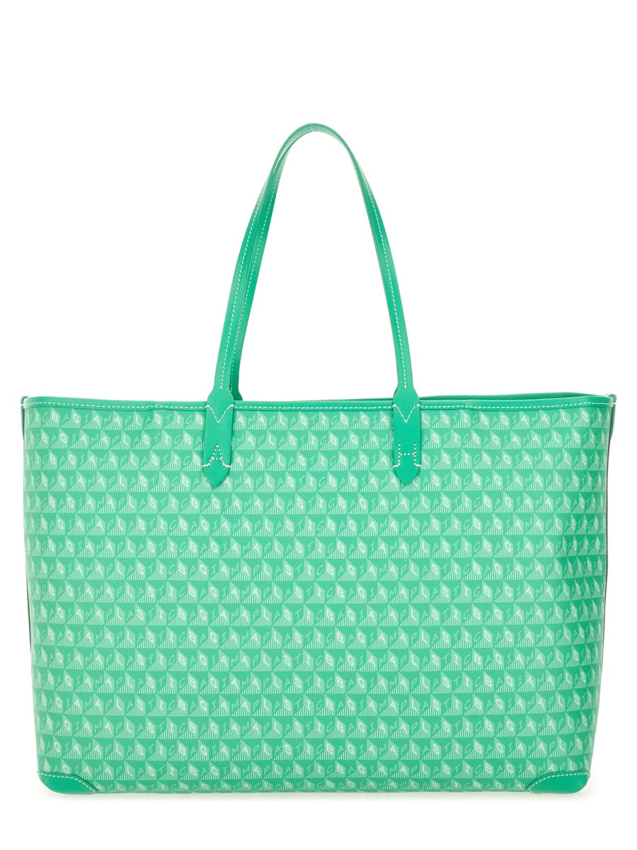Anya Hindmarch Tote Bag — Green Cowhide - Bos Taurus