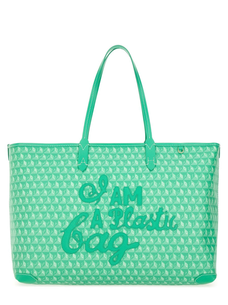 Anya Hindmarch Tote Bag — Green Cowhide - Bos Taurus