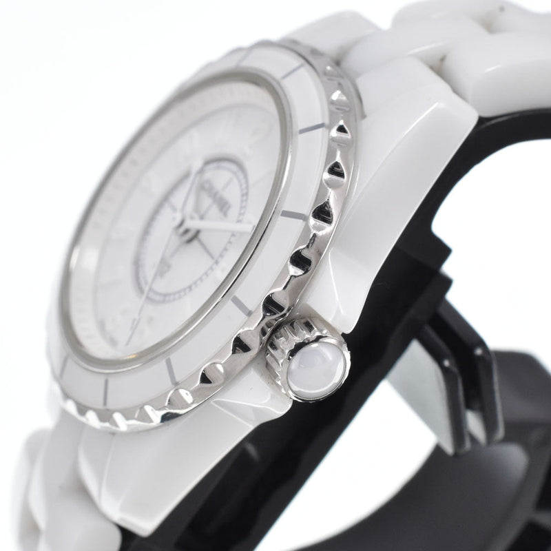 Chanel J12 Quartz Ceramic And Stainless Steel With Diamond Markers Watches