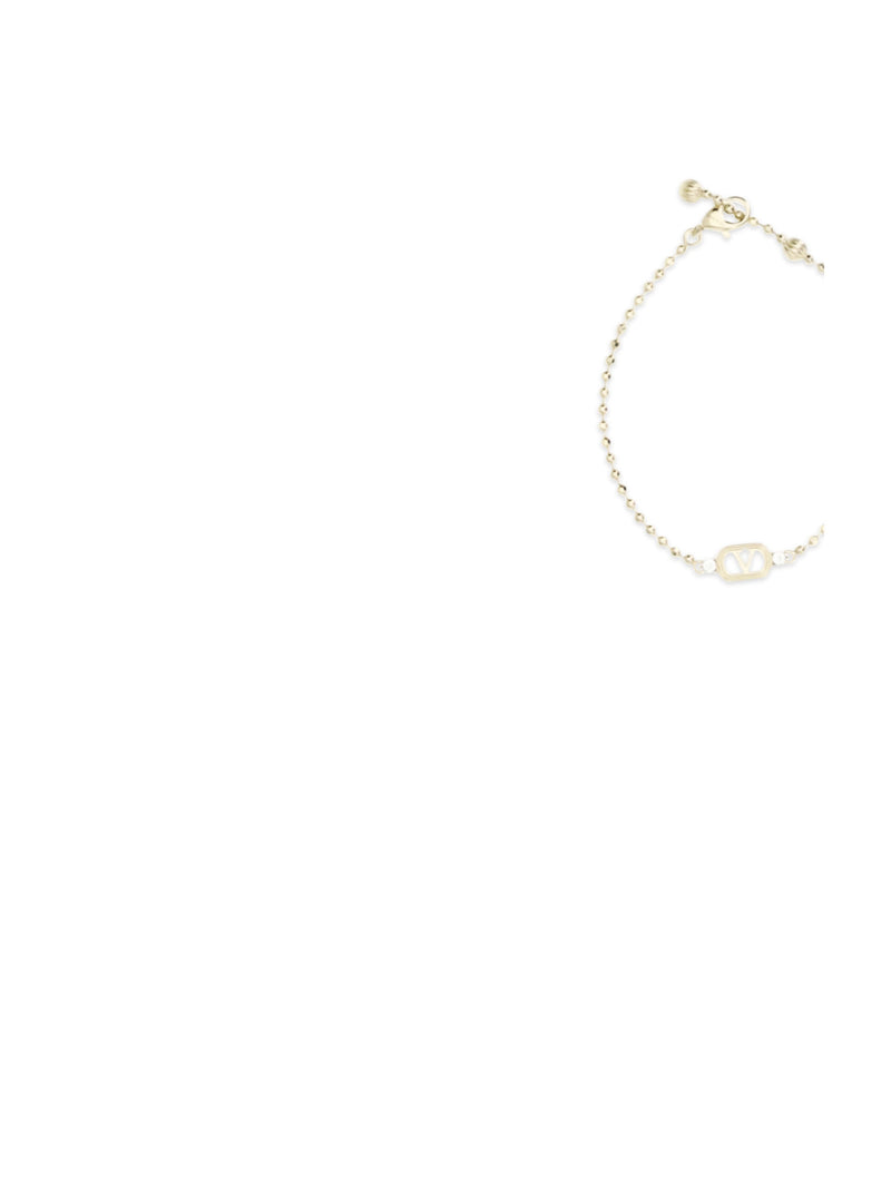 Valentino Garavani Ovalette Bracelet — Gold Metal Bracelets
