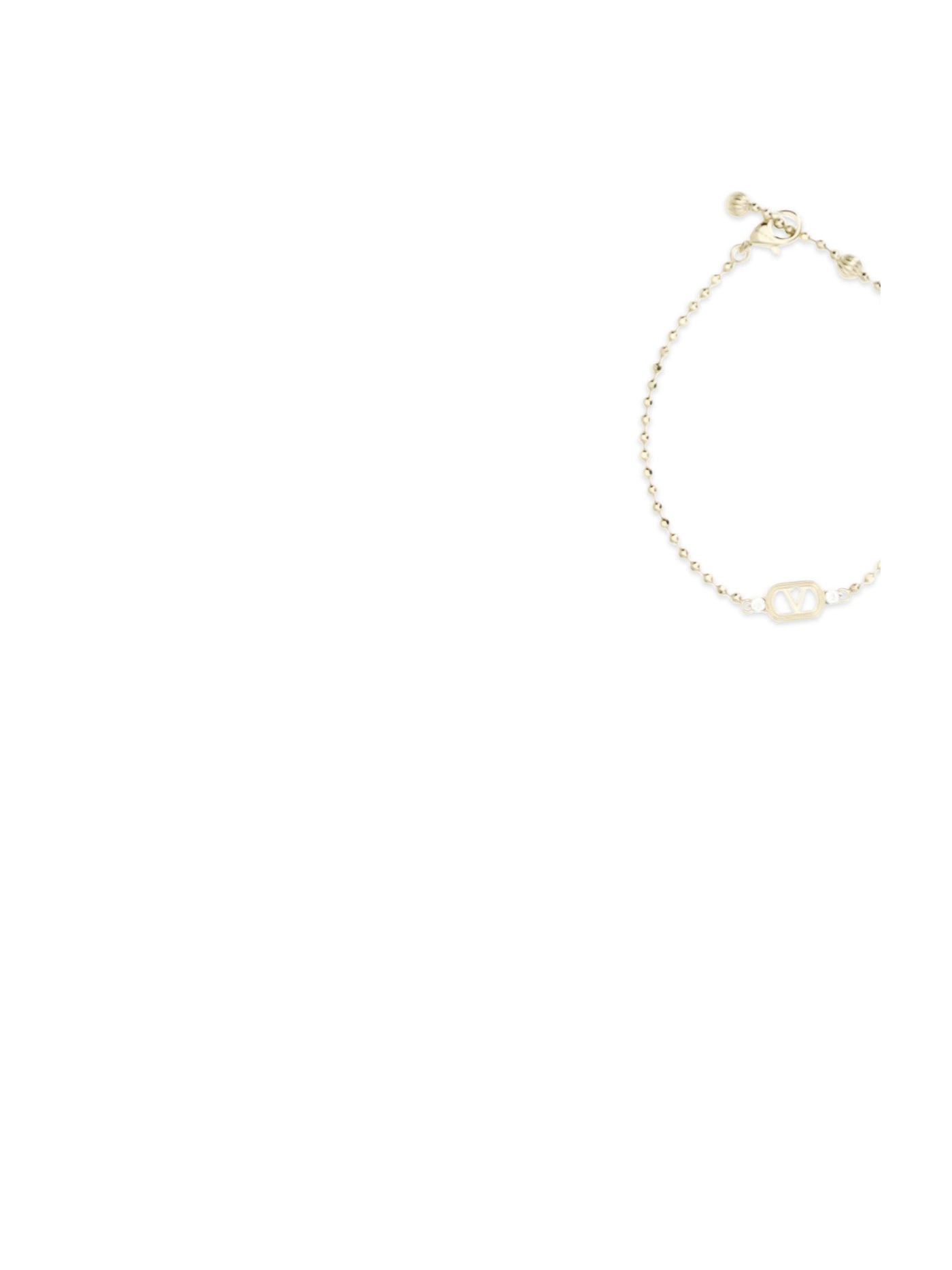 Valentino Garavani Ovalette Bracelet — Gold Metal Bracelets