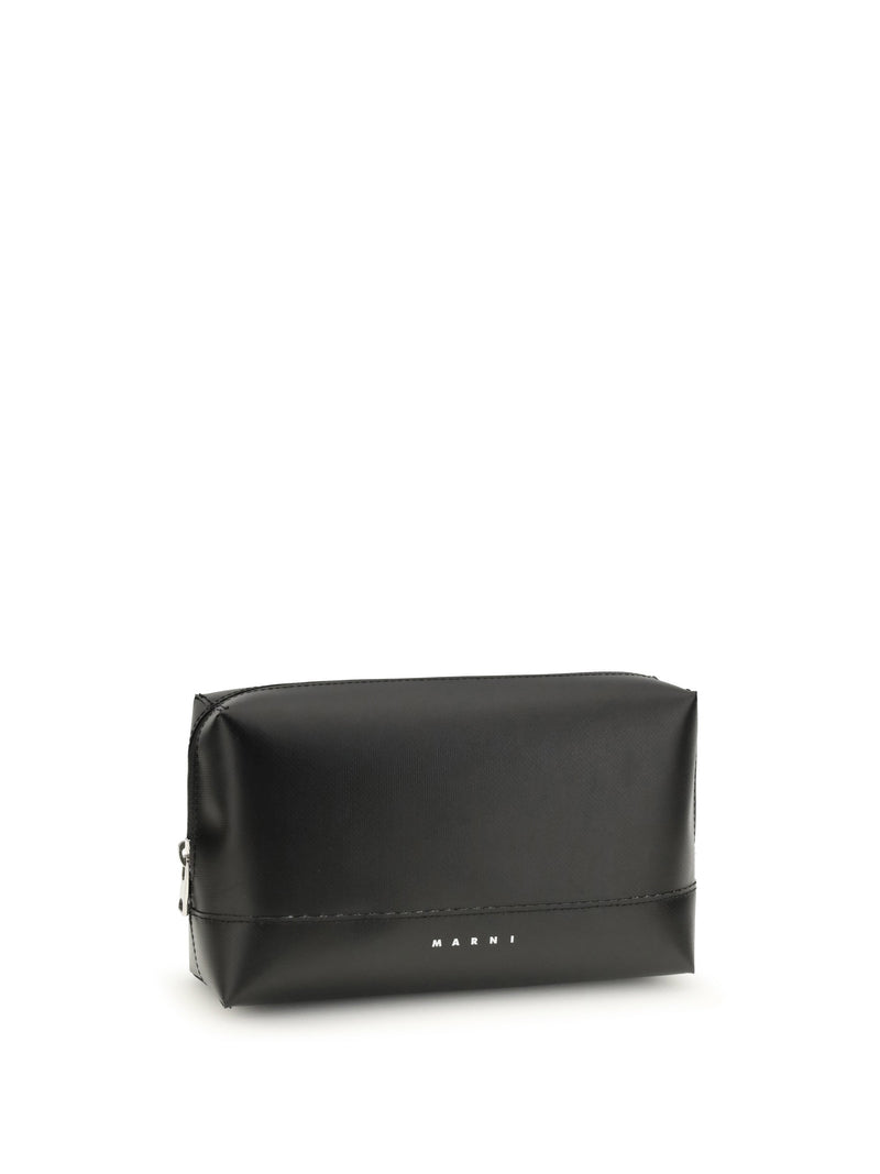Marni Minimalist Calf Leather Belt Bag — Black Bos Taurus