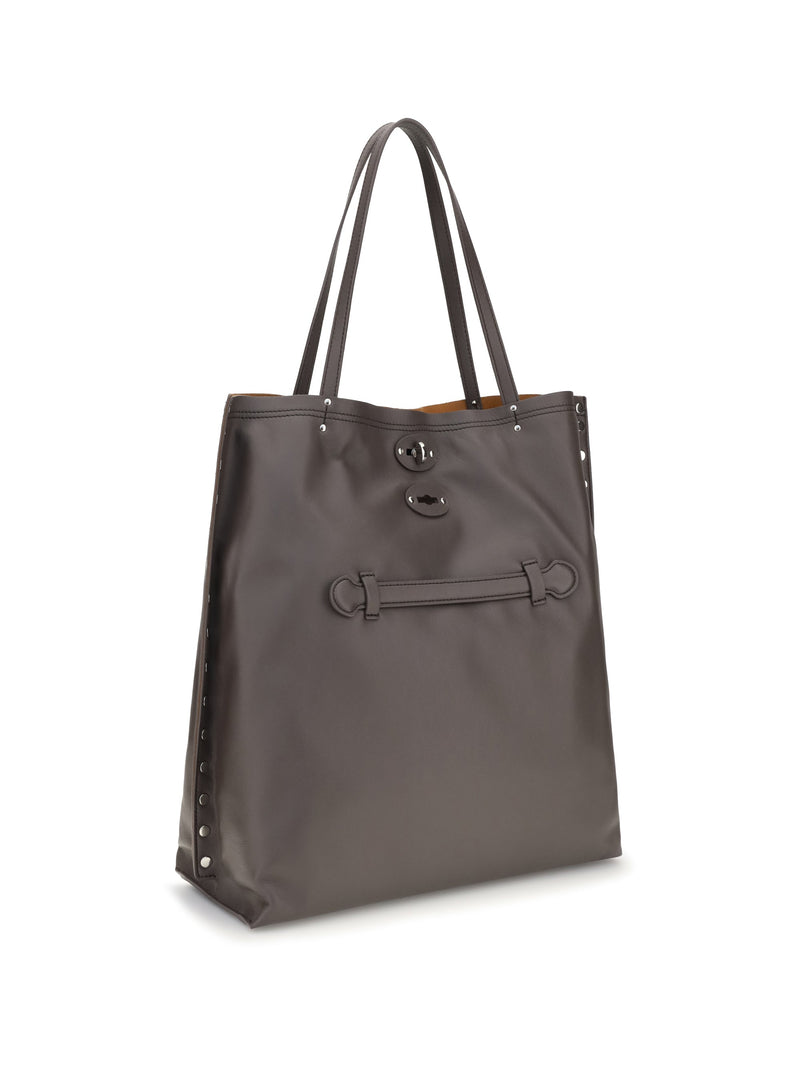 Zanellato Shoulder Bag — Brown Calf Leather