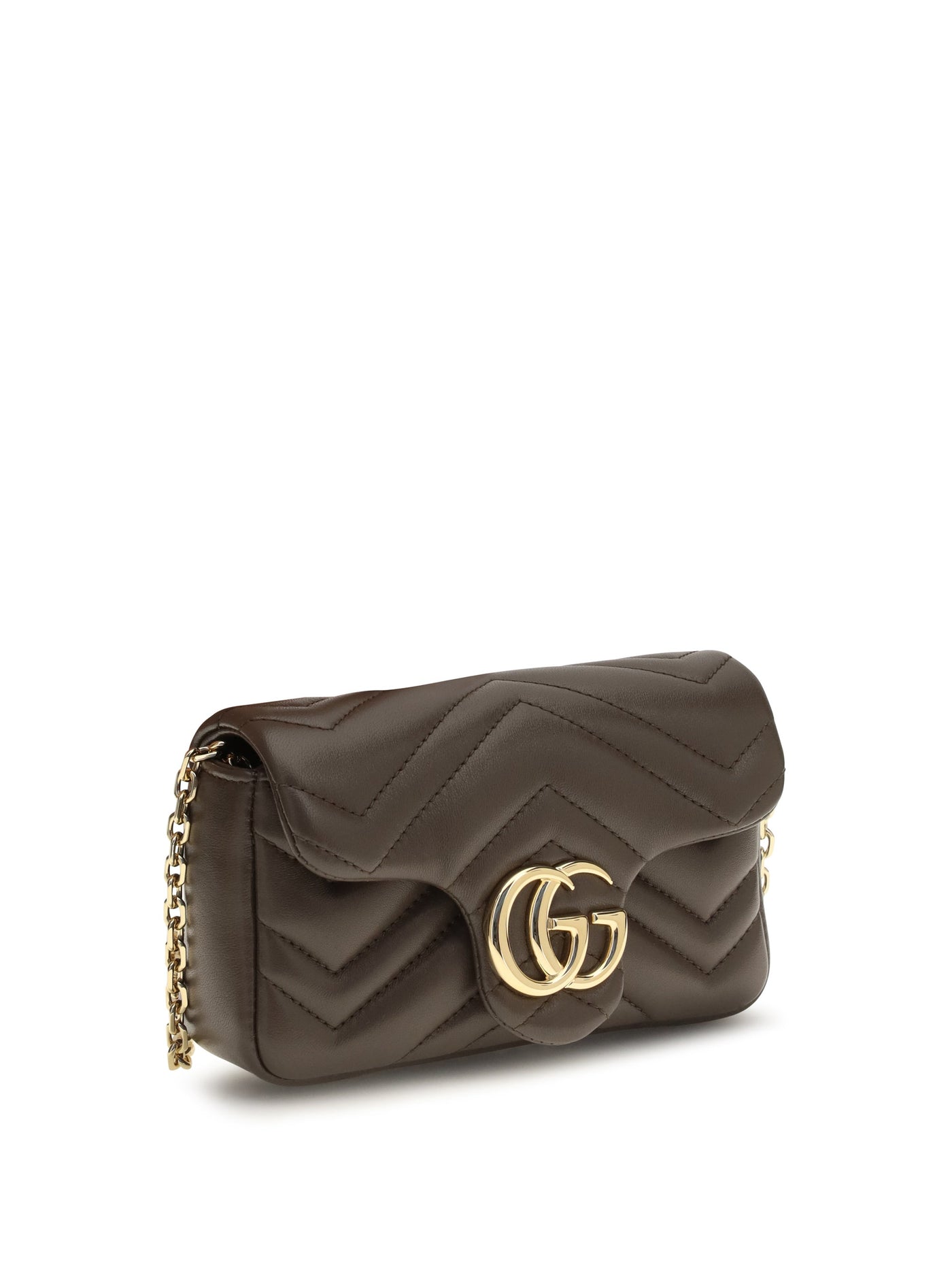 Gucci Shoulder Bag — Brown Calf Leather