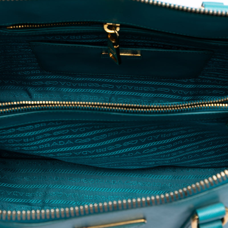 Large Saffiano Lux Promenade Satchel - Image 4