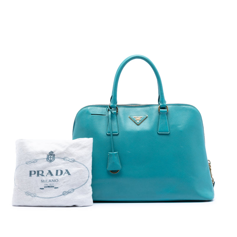 Large Saffiano Lux Promenade Satchel - Image 7