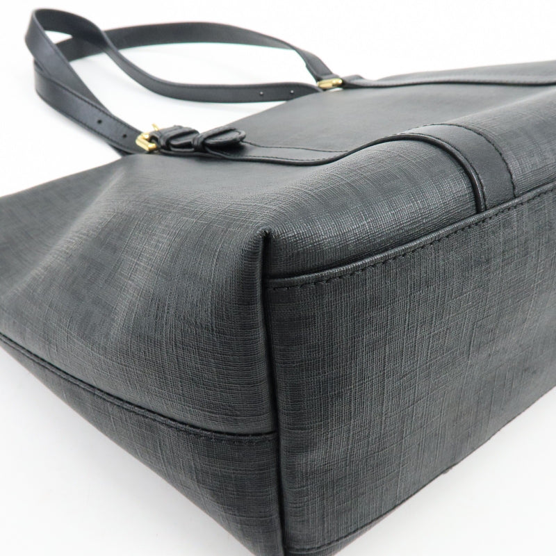 Fendi Superstar Zucchino Coated Canvas Black Bag