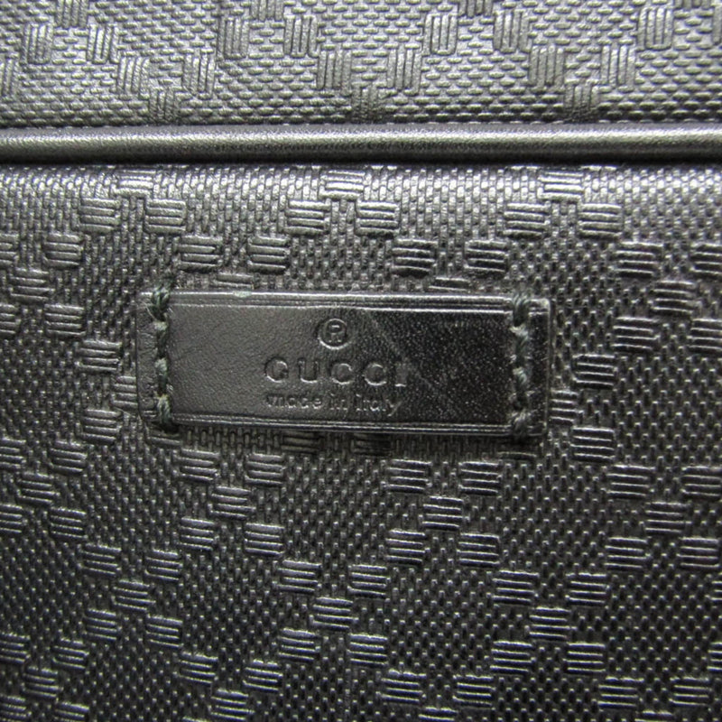 Gucci Bright Convertible Diamante Leather Black Bag