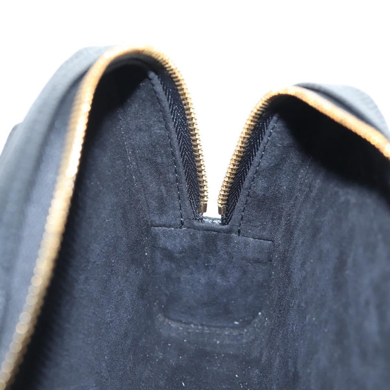 Christian Dior Caro Double Leather Black Bag