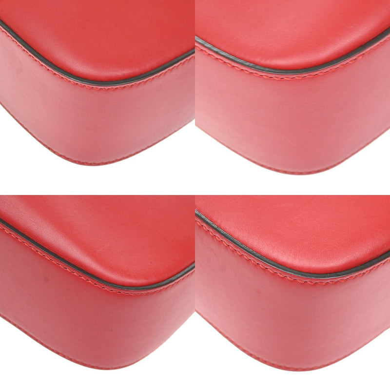 Gucci Bee Web Camera Leather Red Bag