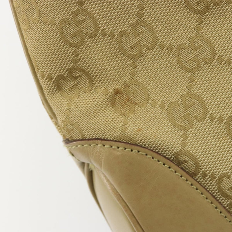 Gucci Web Jackie O Hobo Gg Canvas Beige