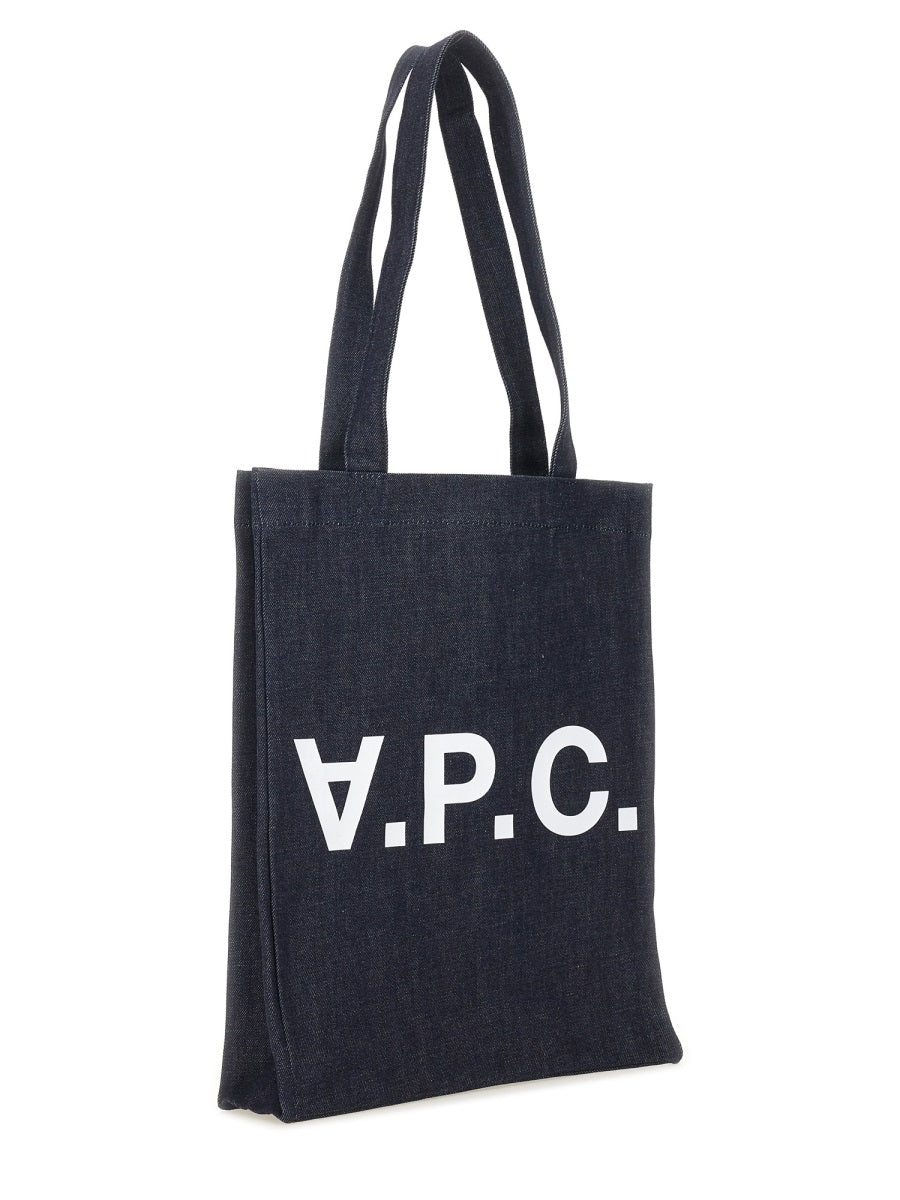 A.p.c. Denim Cotton Tote Bag —