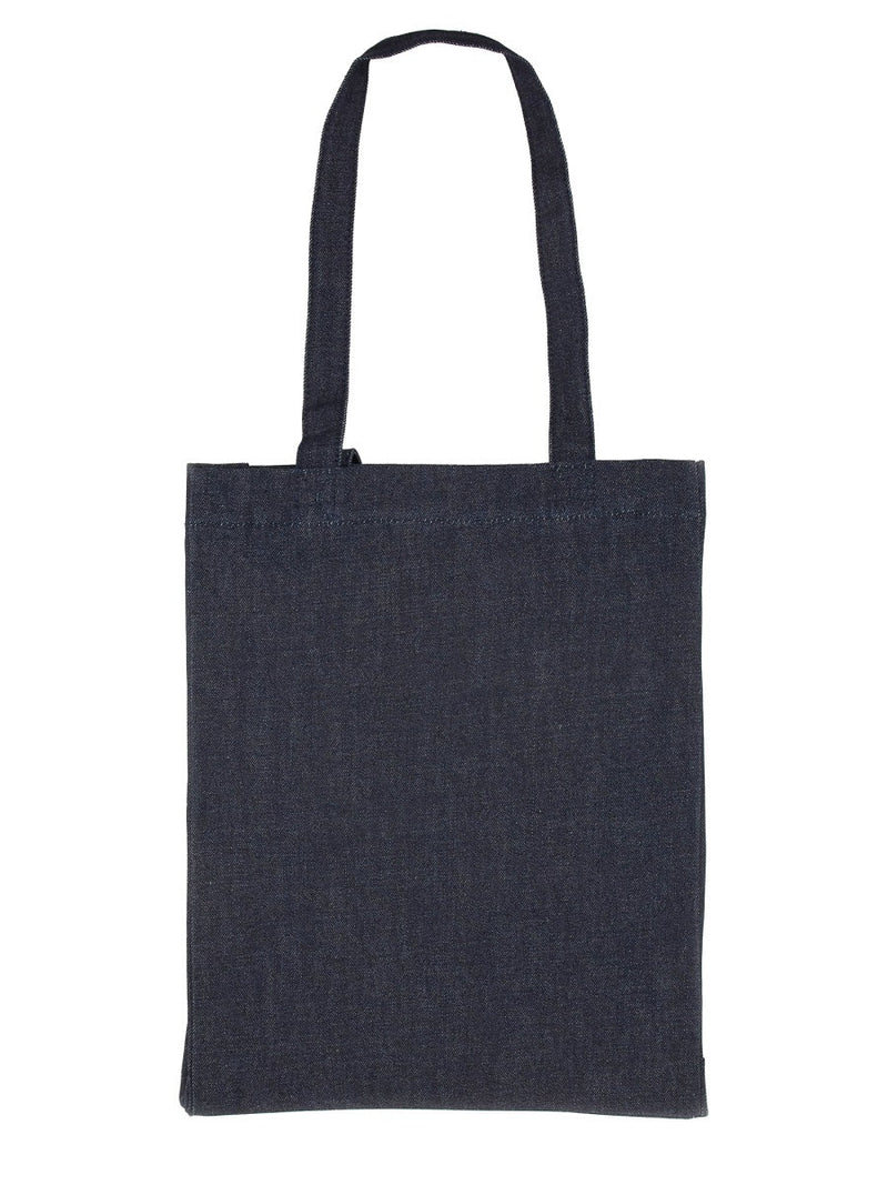 A.p.c. Denim Cotton Tote Bag —