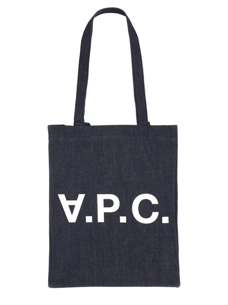 A.p.c. Denim Cotton Tote Bag —