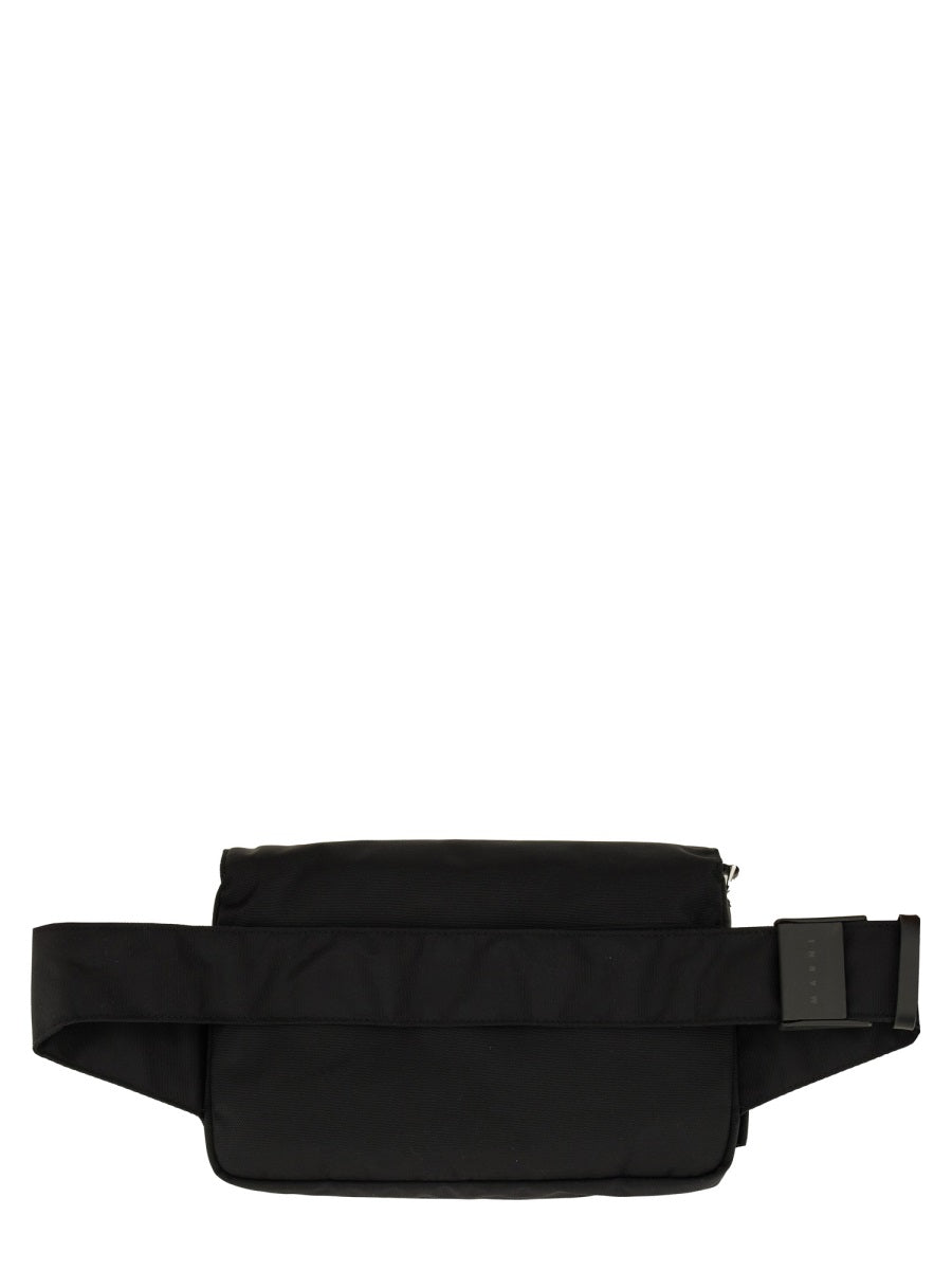 Marni Cityscape Belt Bag — Black Body: Polyamide-nylon