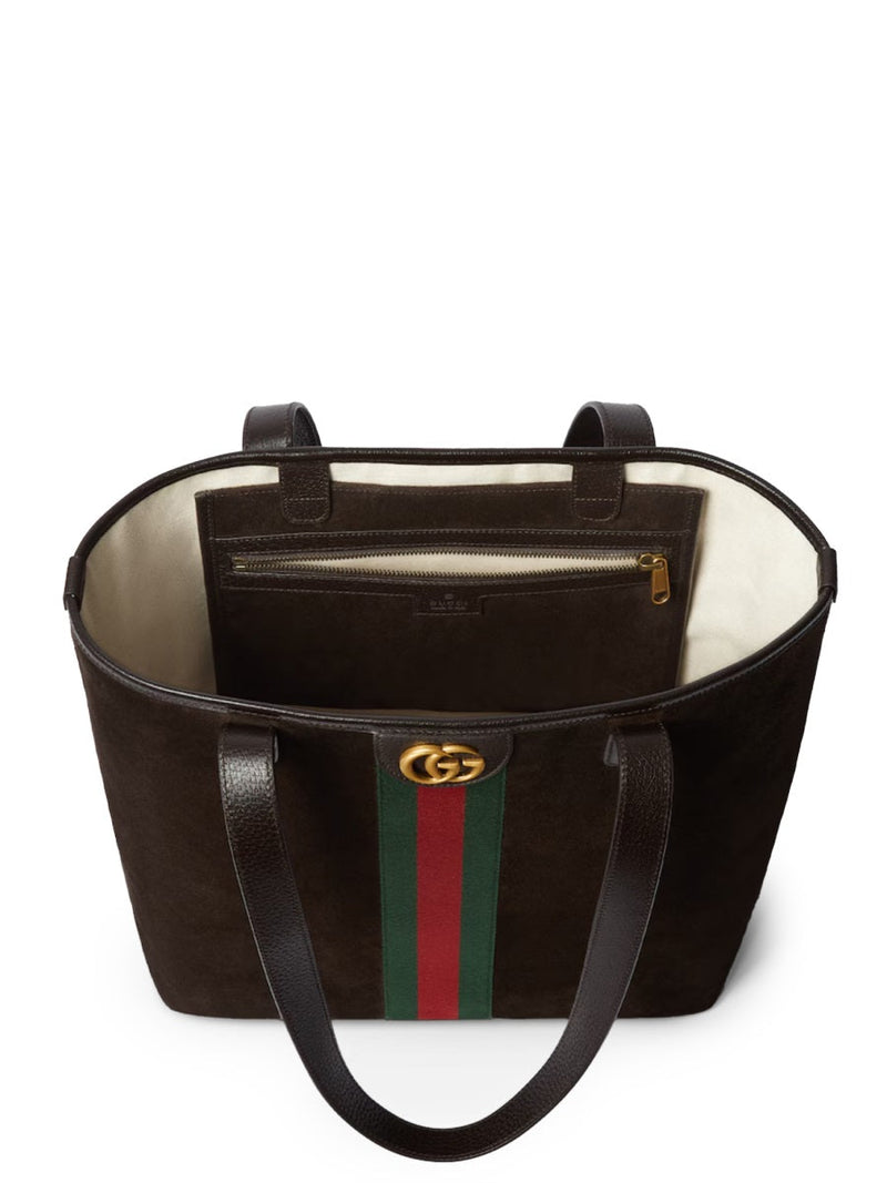 Gucci Ophidia Shoulder Bag — Brown Calf Skin