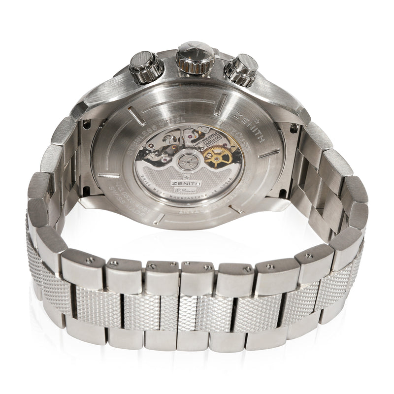 Zenith Defy Classic 03.0526.4021 Mens Watch Stainless Steel Black Wrist