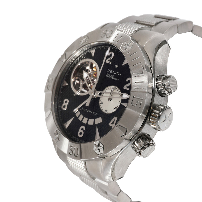 Zenith Defy Classic 03.0526.4021 Mens Watch Stainless Steel Black Wrist