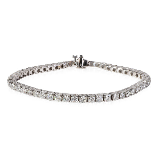 Diamond Tennis Bracelet 18k White Gold 7.25 Ctw