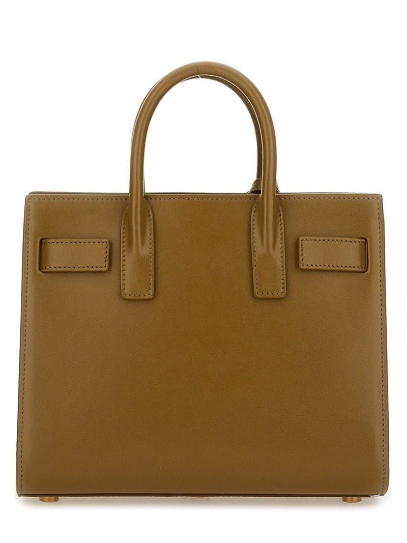 Saint Laurent Sac De Jour Shoulder Bag — Green Domesticated Calf Leather
