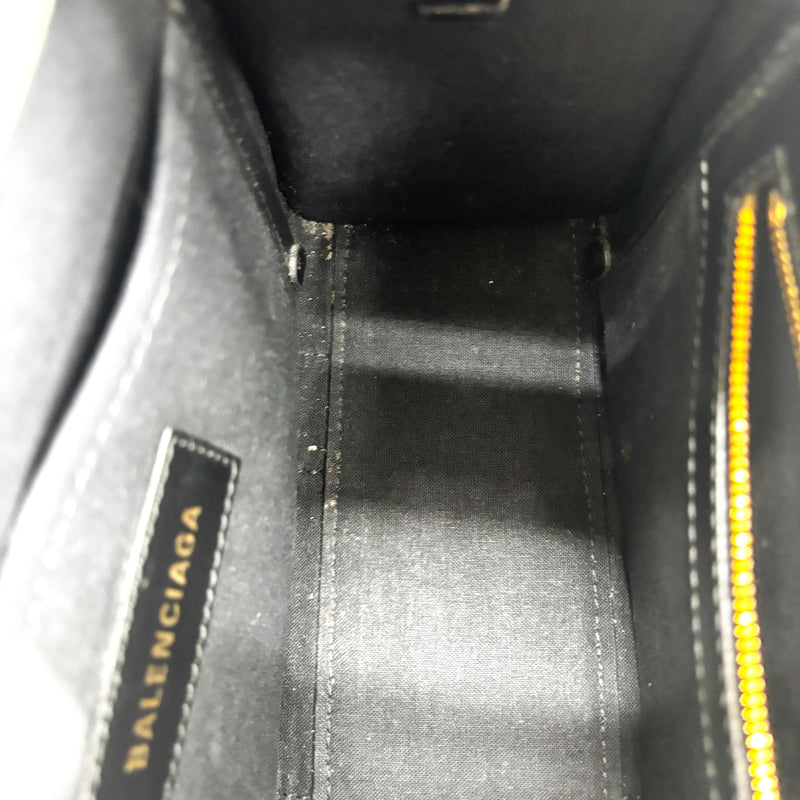 Balenciaga Hardware Canvas Black Bag