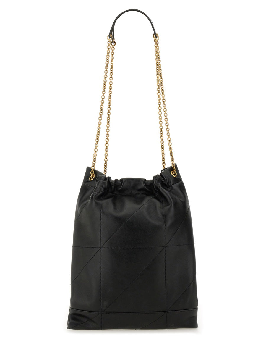 Saint Laurent Bo Jamie Shoulder Bag — Black Lambskin
