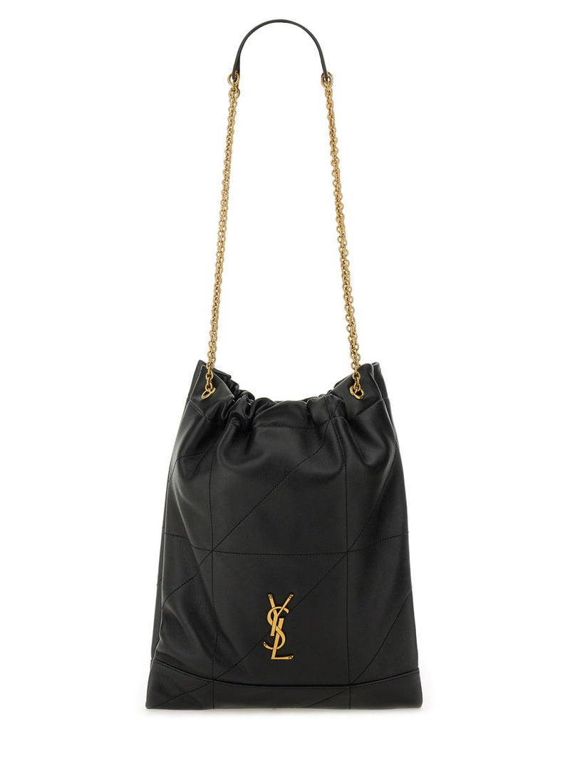 Saint Laurent Bo Jamie Shoulder Bag — Black Lambskin