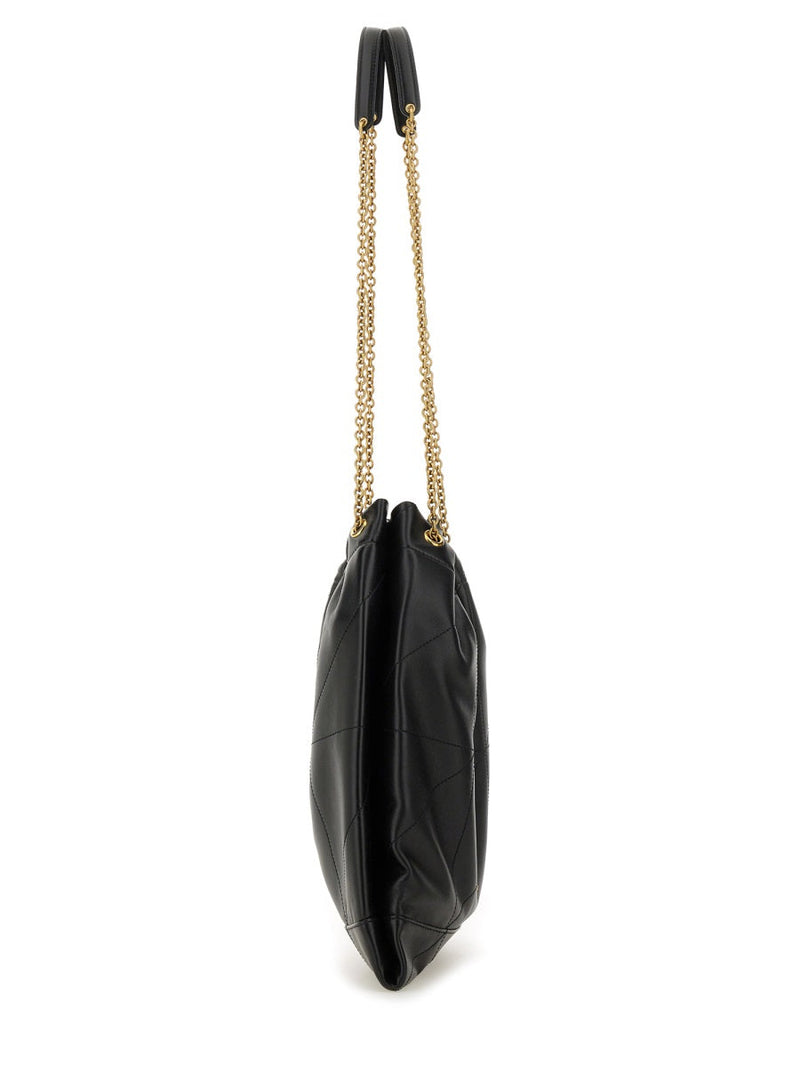 Saint Laurent Bo Jamie Shoulder Bag — Black Lambskin