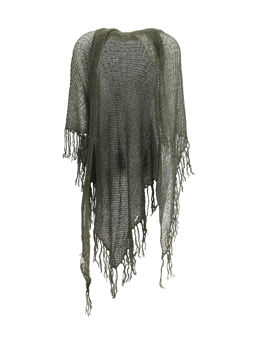 Mirror The Sky Nimbus Scarf — Green Kashmir/capra Hircus Scarfs