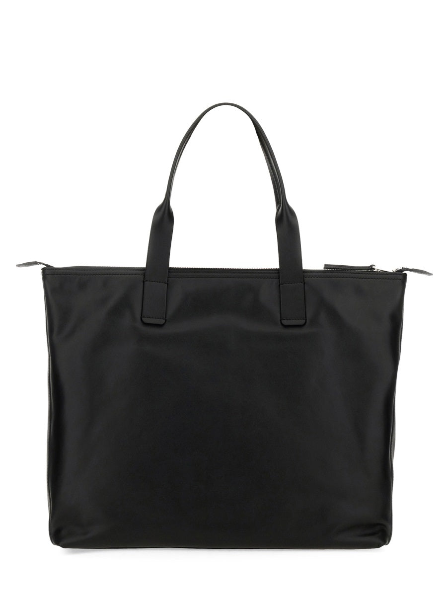 Dolce & Gabbana Calf Leather Shoulder Bag — Black