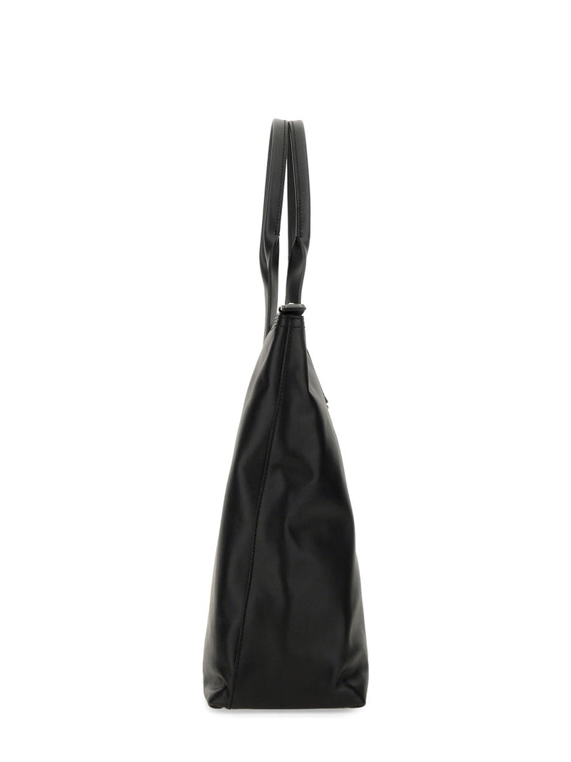 Dolce & Gabbana Calf Leather Shoulder Bag — Black