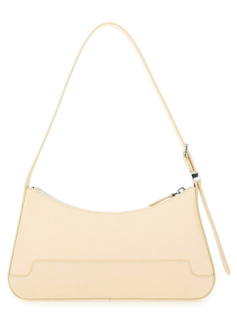 Marni Calf Leather Shoulder Bag — Beige