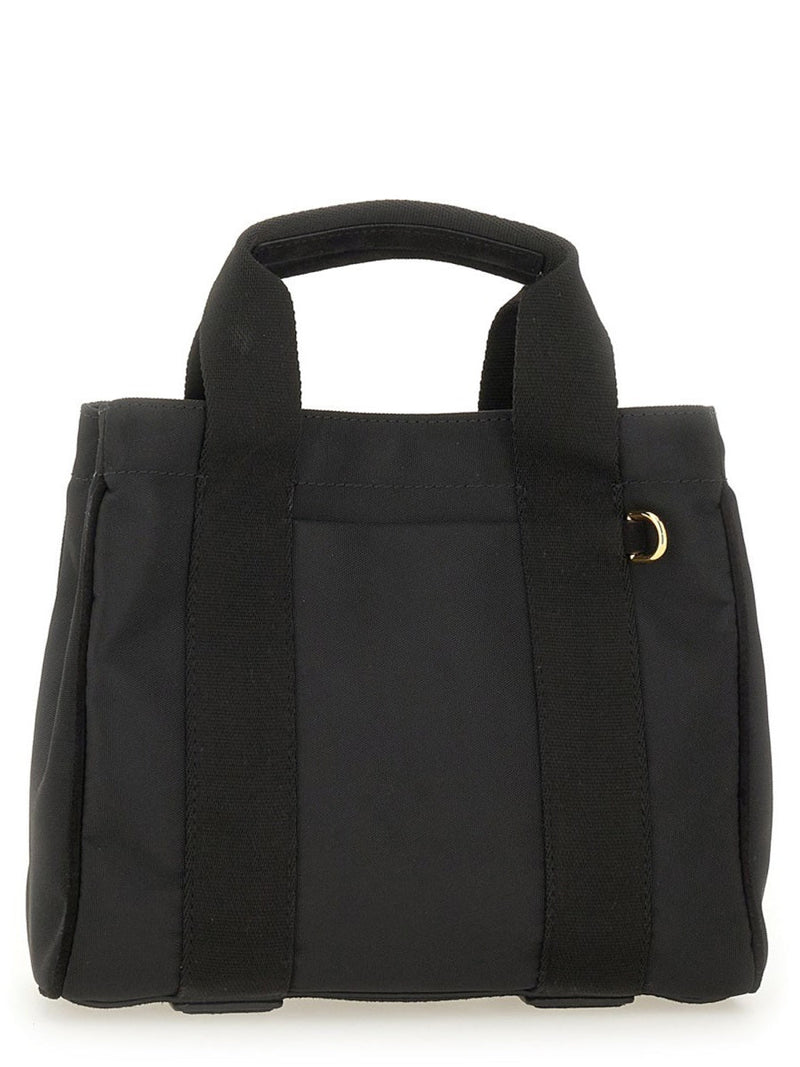 Moschino Logo Tote Bag — Black Polyester