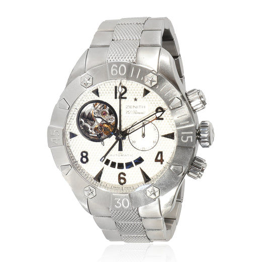 Zenith Defy Classic 03.0526.4021 Mens Watch Stainless Steel Silver Ss+titanium Wrist