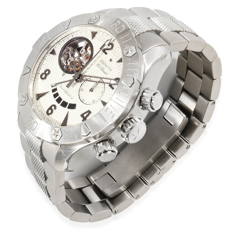 Zenith Defy Classic 03.0526.4021 Mens Watch Stainless Steel Silver Ss+titanium Wrist